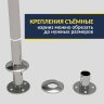 Карниз для ванны THERMOLUX TALIA 150х100 Усиленный 25 мм MrKARNIZ фото 4
